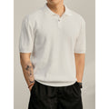Summer Cooling Knitted Polo Shirt