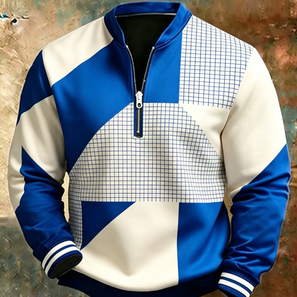 Half Zip Pullover Sweatshirt