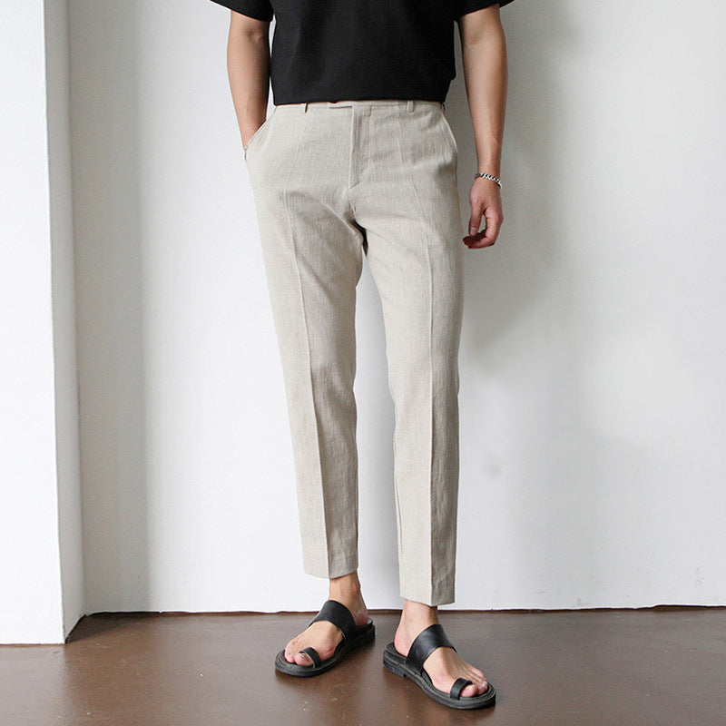 Linen Cotton Casual Pants