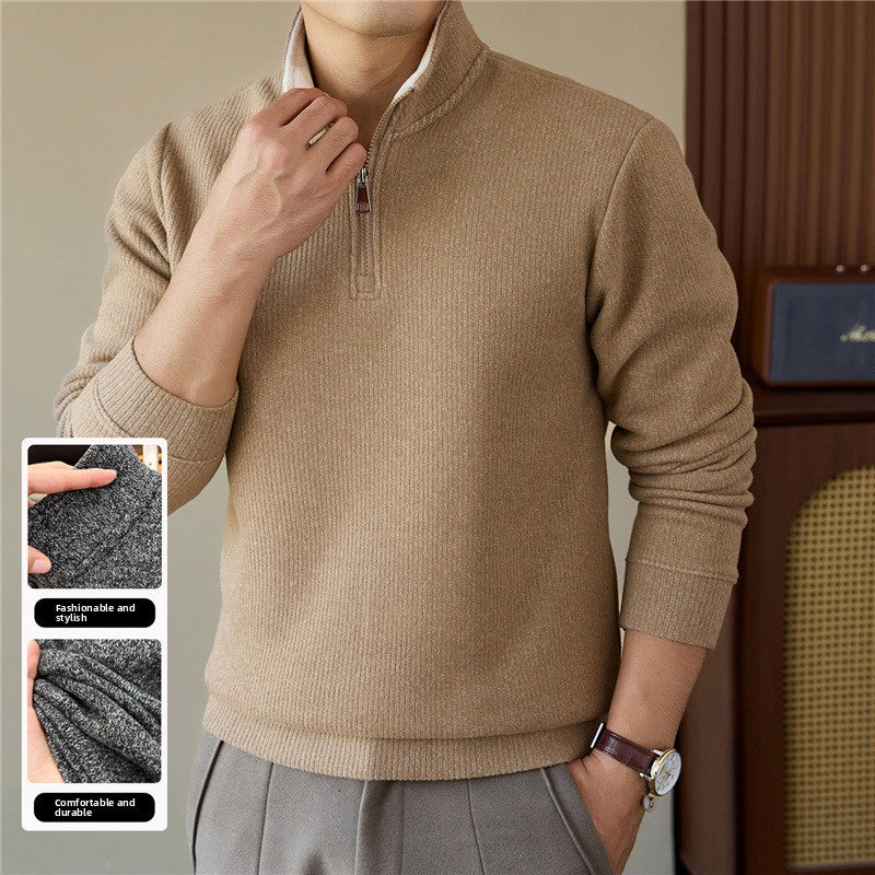 Knitted sweater men's pullover coat
