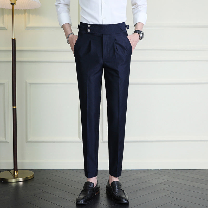 Straight-leg Stretch Casual Pants