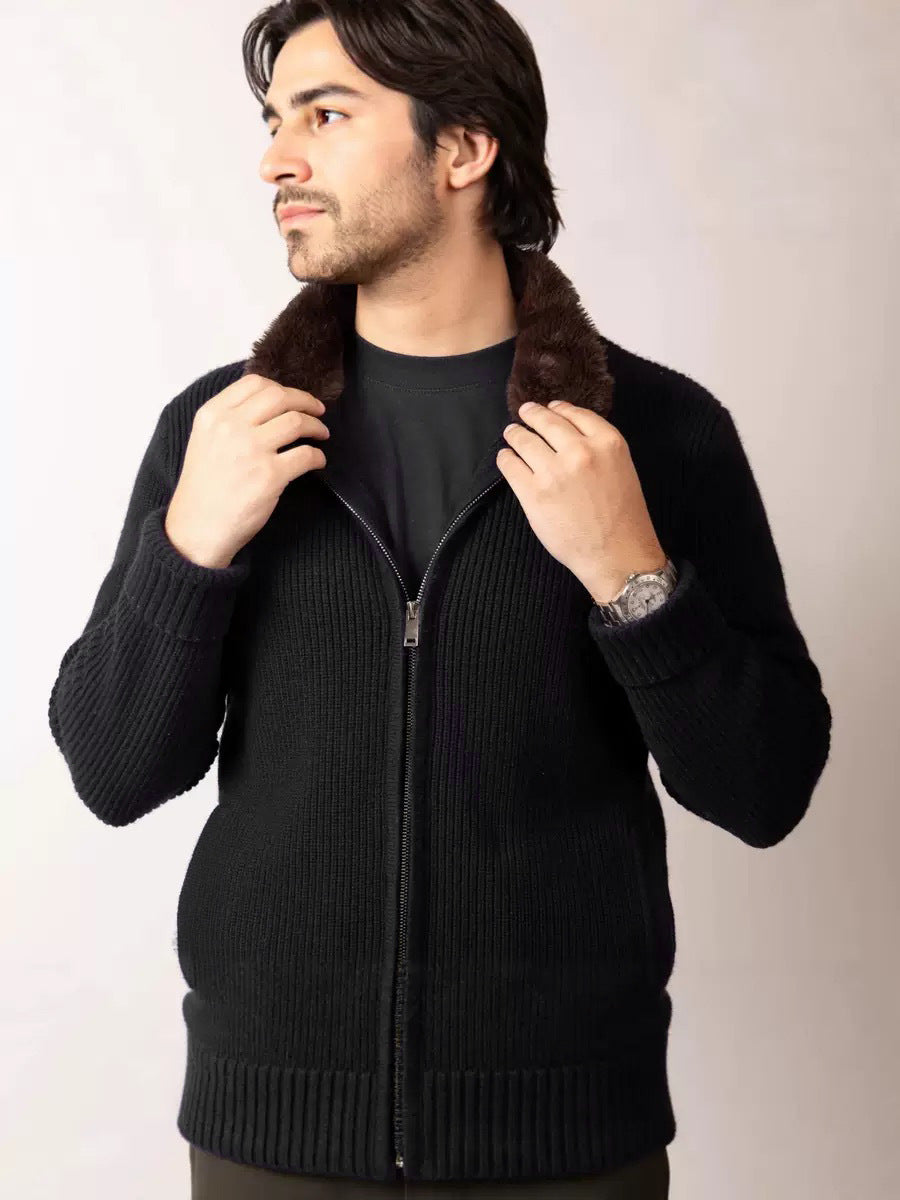 Knitted Cardigan Sweater