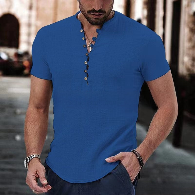 Men's Casual Linen Shirt