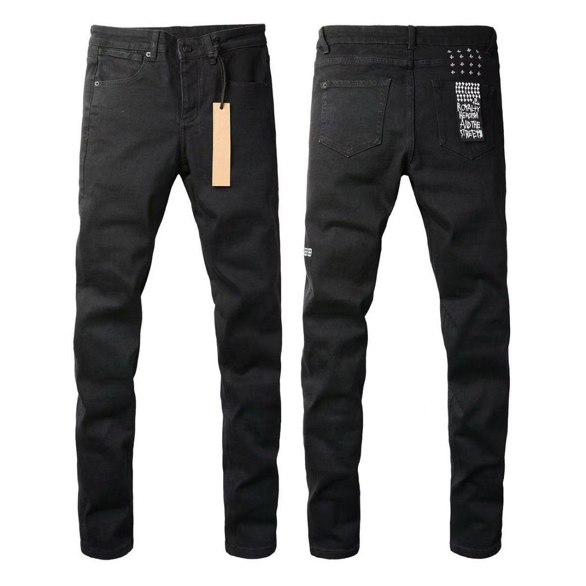 Slim Patch Jeans