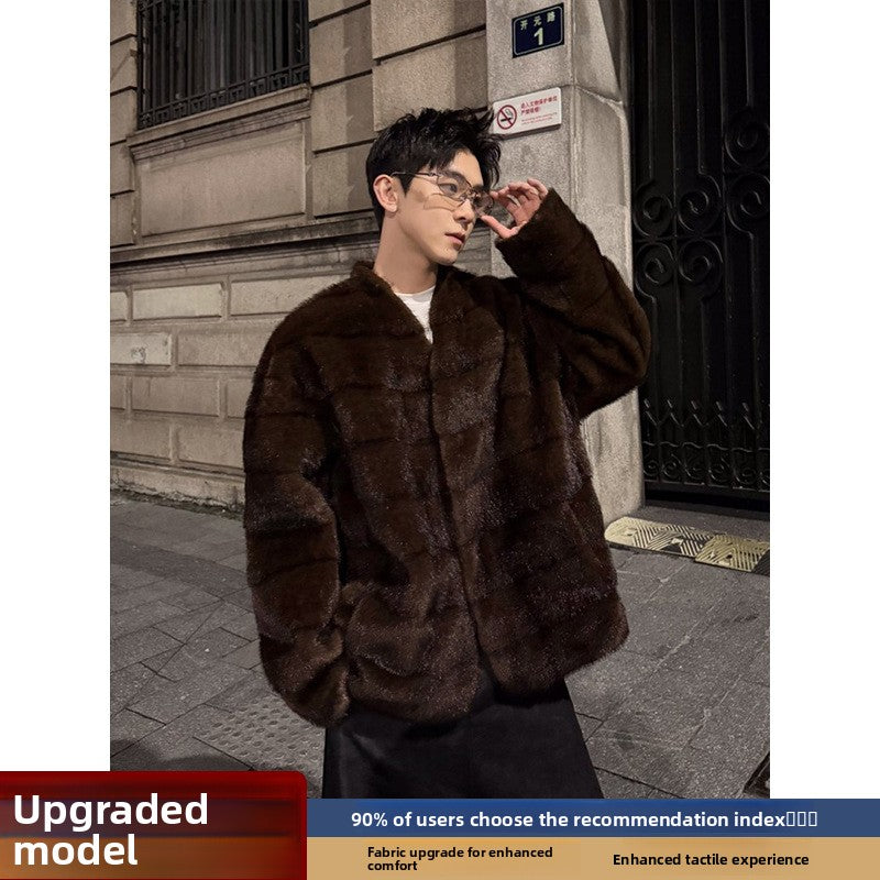 Mink Velvet Fur Short Coat | PolarNut