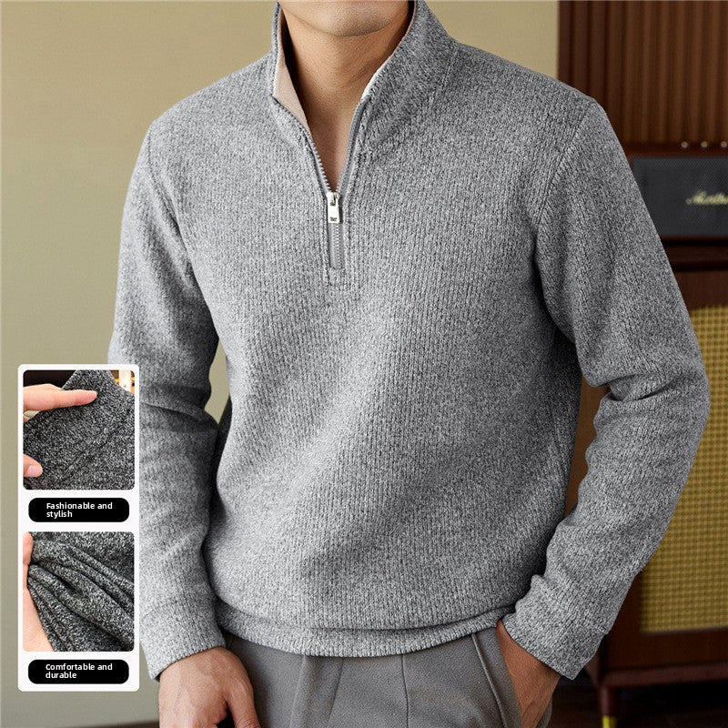 Knitted sweater men's pullover coat