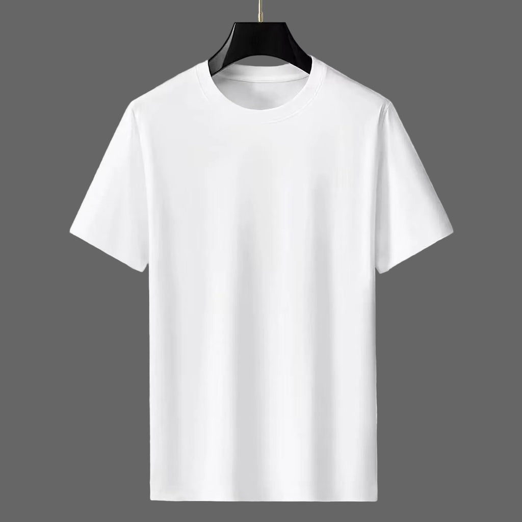 Solid Color Cotton Short Sleeve T-Shirts