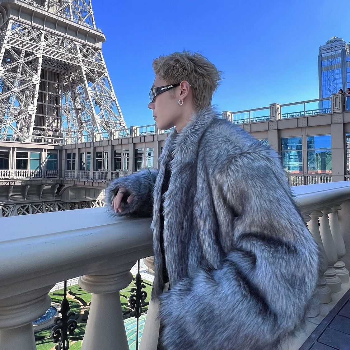 Short Faux Fur Men's Coat | PolarNut