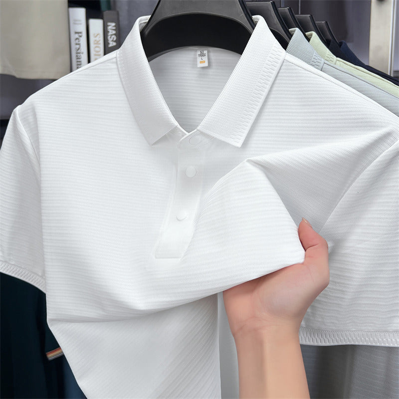 Men's Ice Silk Breathable Polo Shirt | PolarNut
