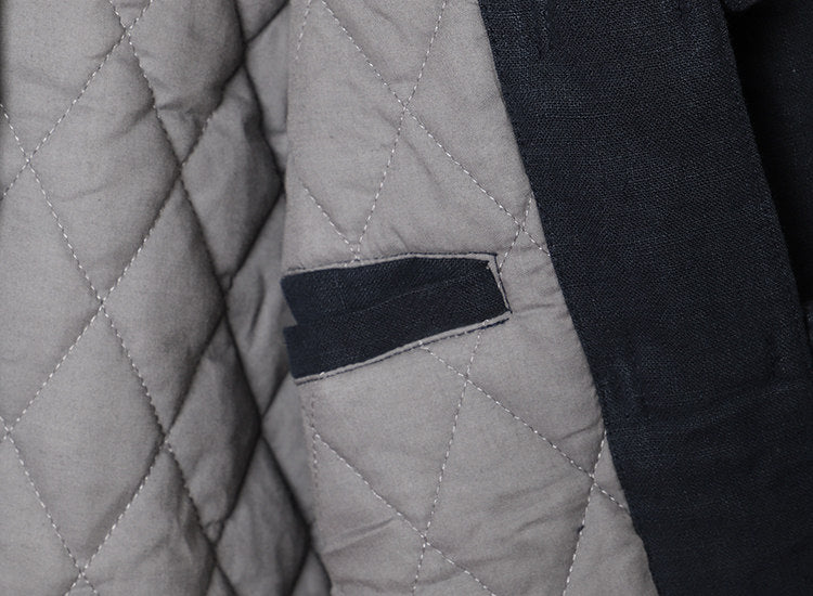 Linen Thick Cotton Coat | PolarNut