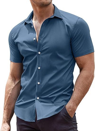 Business Casual Short Sleeve Shirt