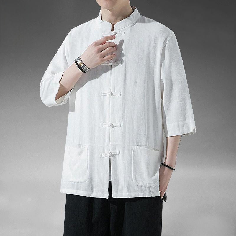 Linen Tang Suit Shirt