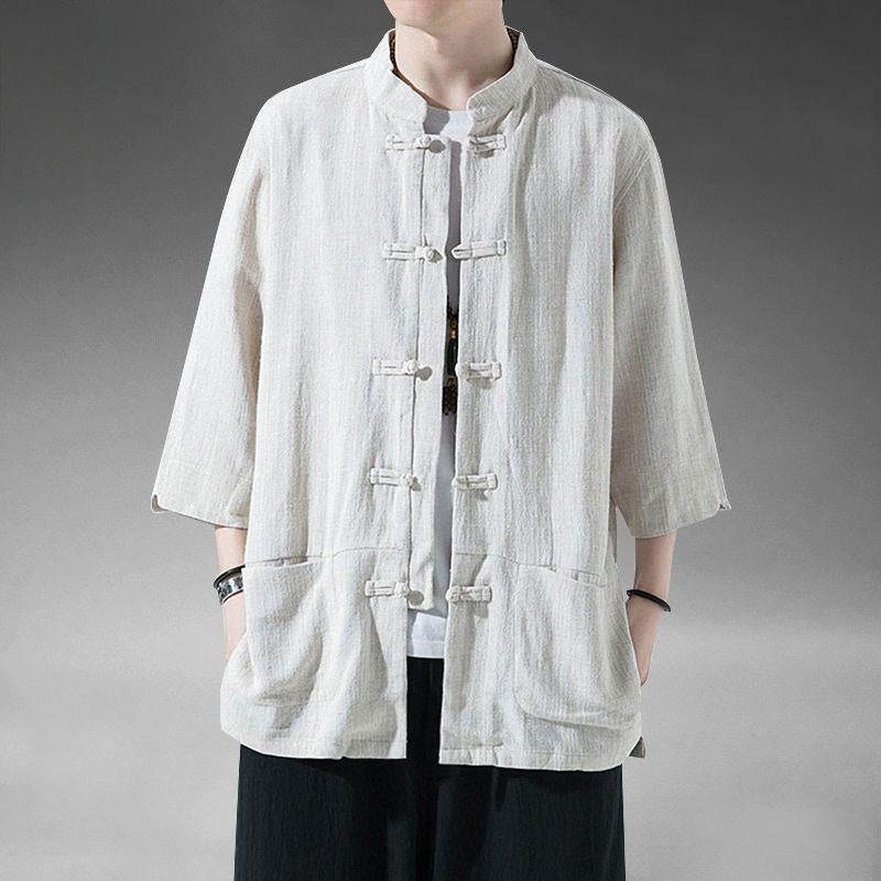 Linen Tang Suit Shirt
