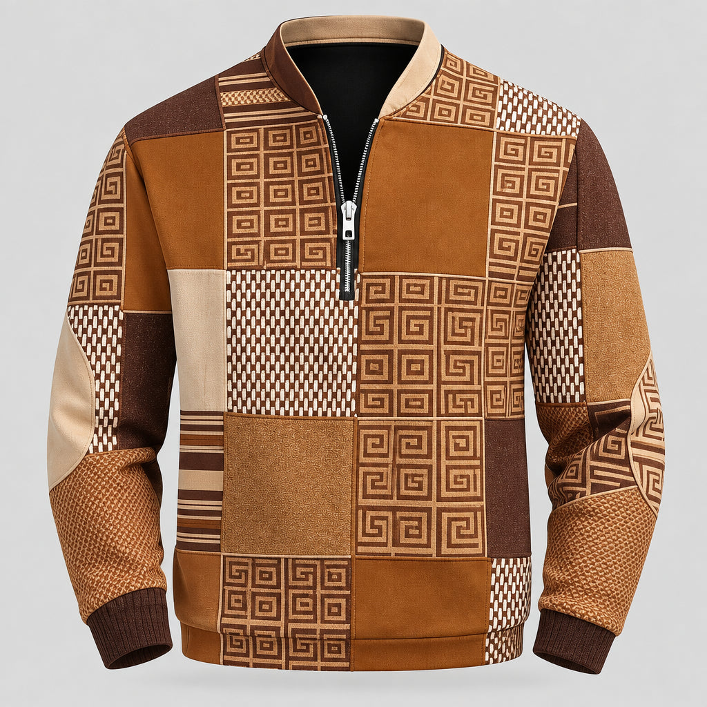 Half Zip Pullover Sweatshirt