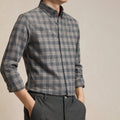 Cotton Brushed Plaid Shirt