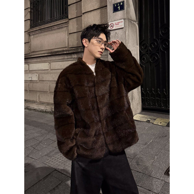Mink Velvet Fur Short Coat | PolarNut