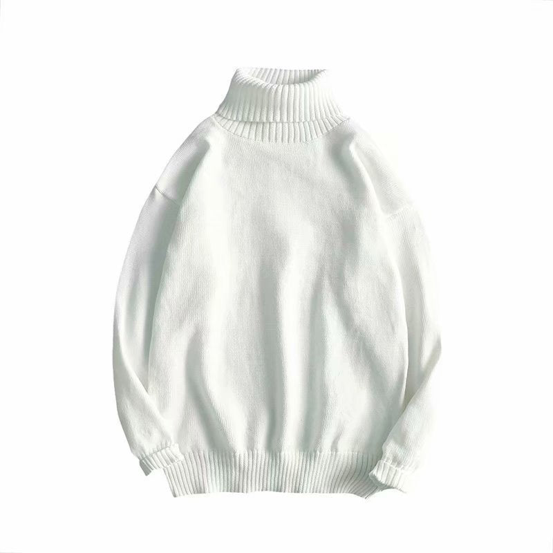 Men's Retro Turtleneck Knit Sweater