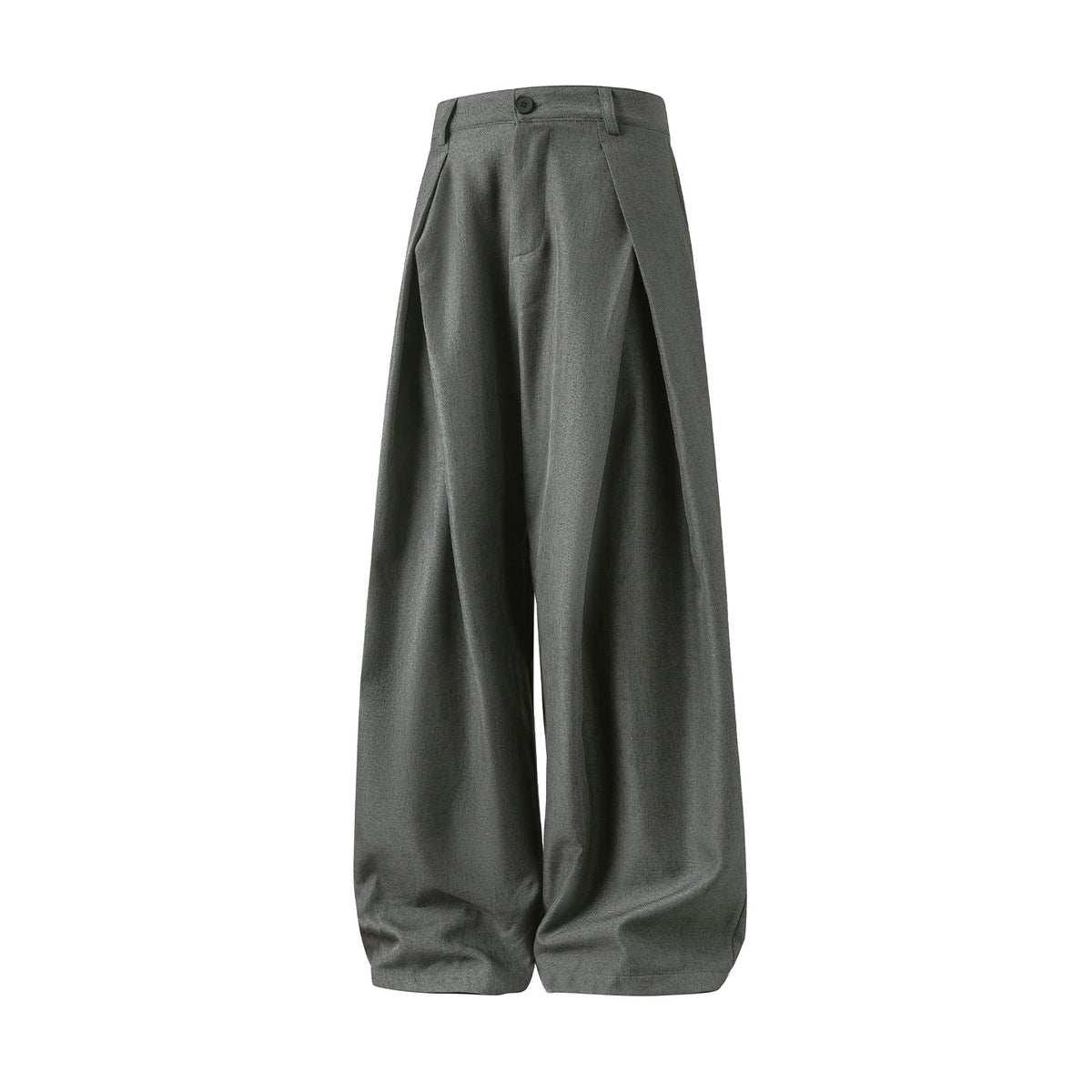 Cross Pleated Casual Men's Trousers | PolarNut