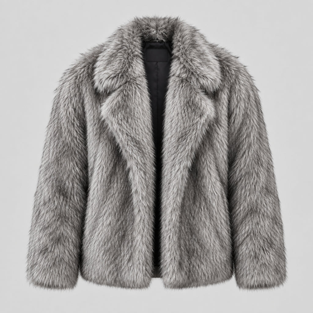Short Faux Fur Men's Coat | PolarNut