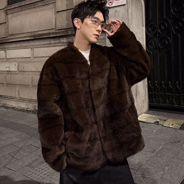 Mink Velvet Fur Short Coat | PolarNut