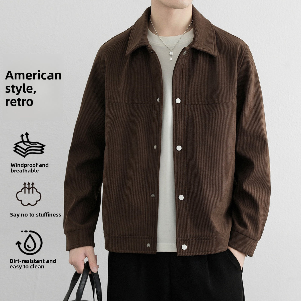 Vintage Style Mens Casual Jacket | PolarNut