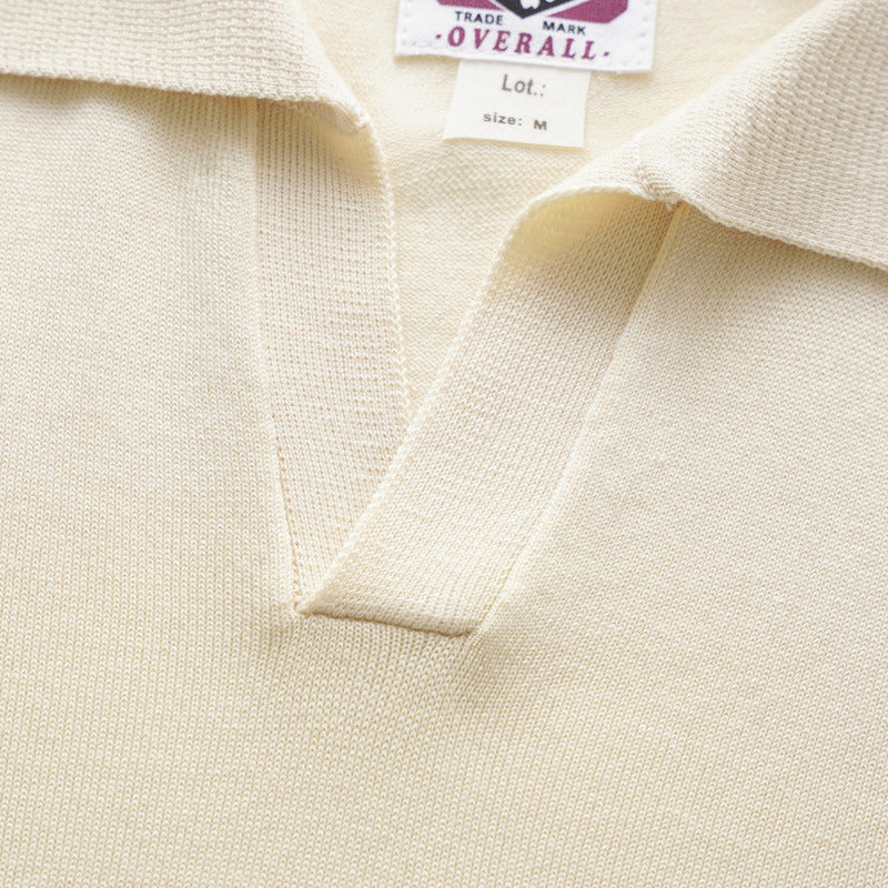 Men's Casual Silk Blend Polo Shirt