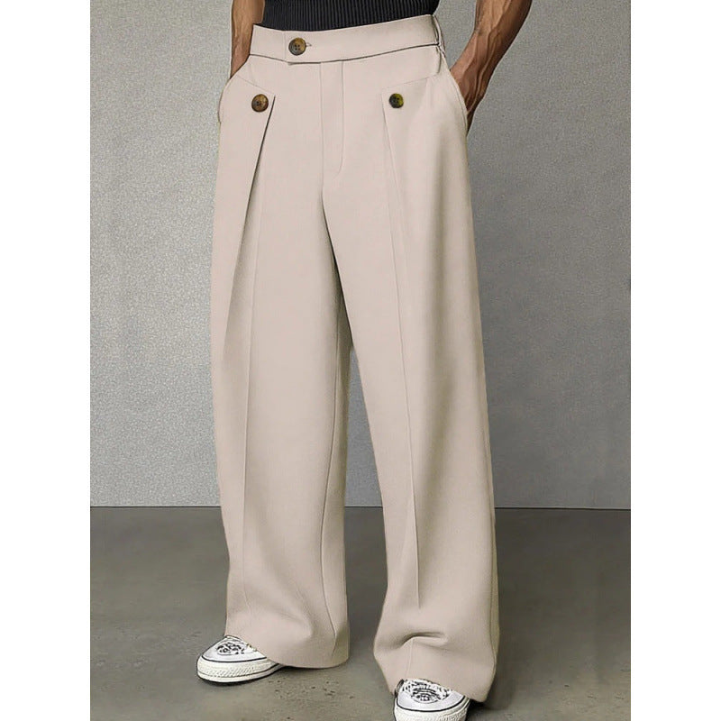 Casual Straight Leg Trousers