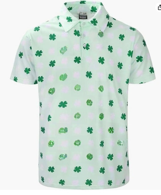 Casual Men's  Digital Print Polo Shirt