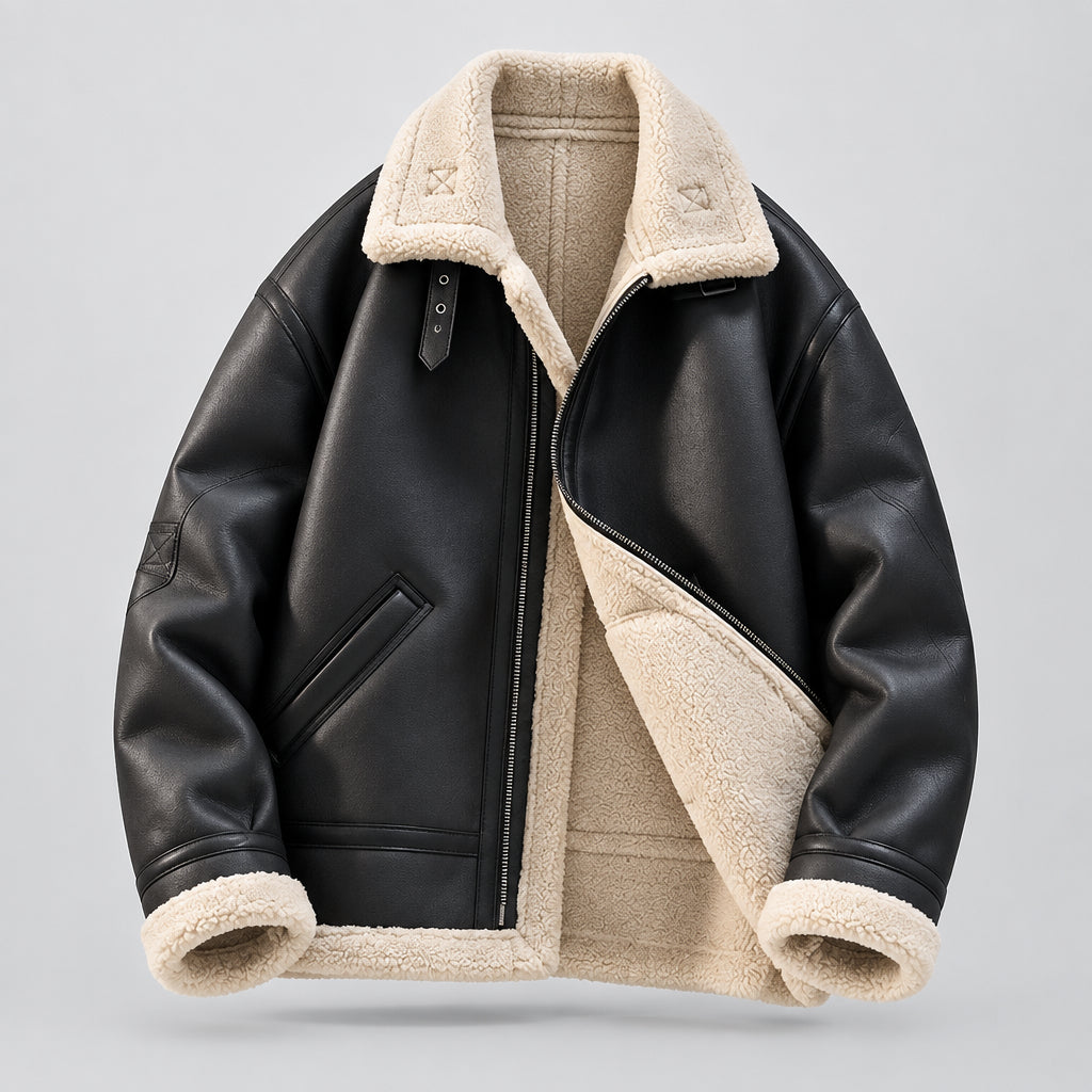 Semi-Synthetic Lamb Fur Coat | PolarNut