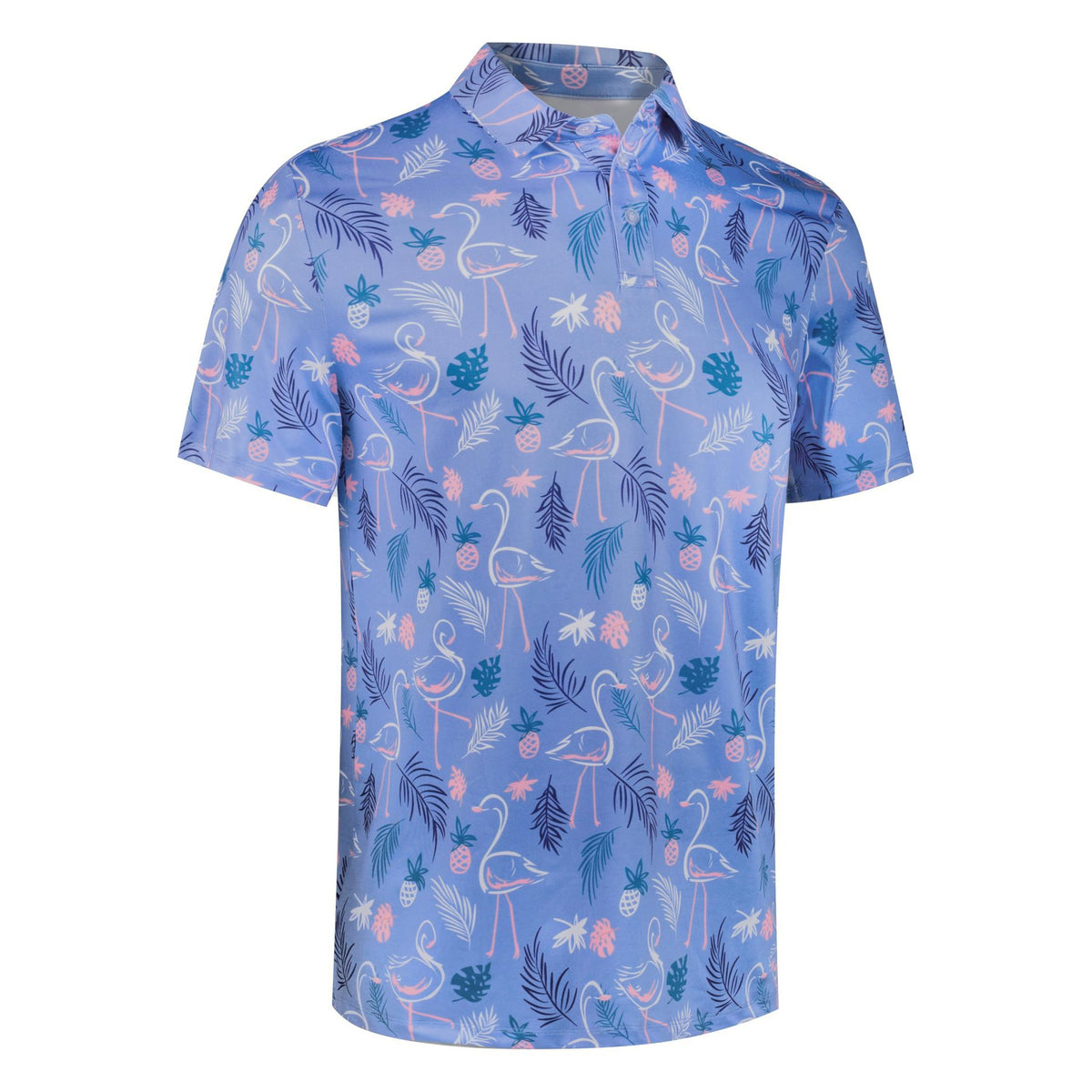 Men's 3D Printed Golf Polo Shirt