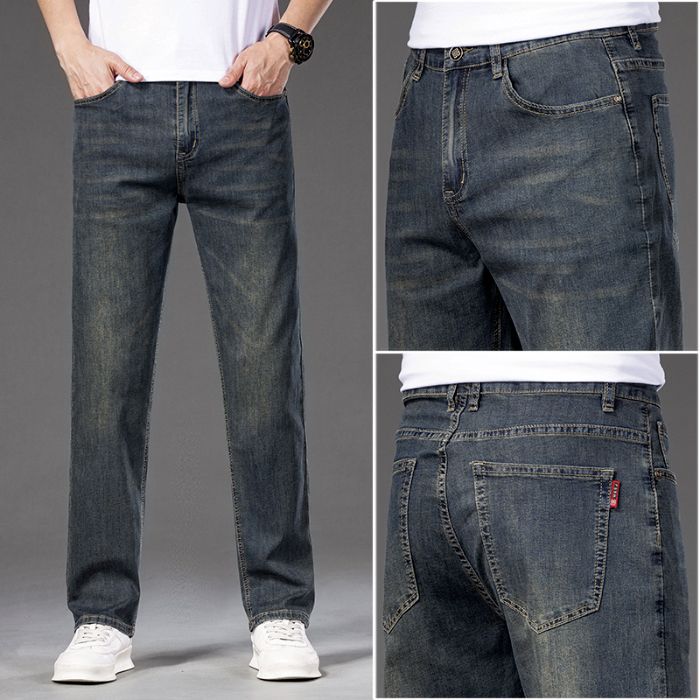Men's loose straight-leg Jeans | PolarNut