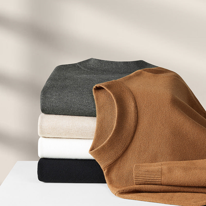 Round Neck Knit Sweater