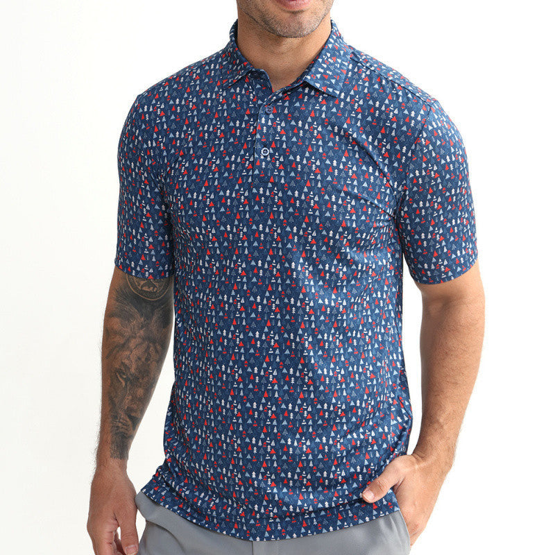 Mens Quick Dry Golf Polo Shirt