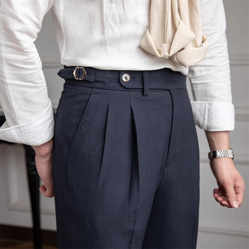 Men's Straight Cut Casual Trousers Summer | PolarNut