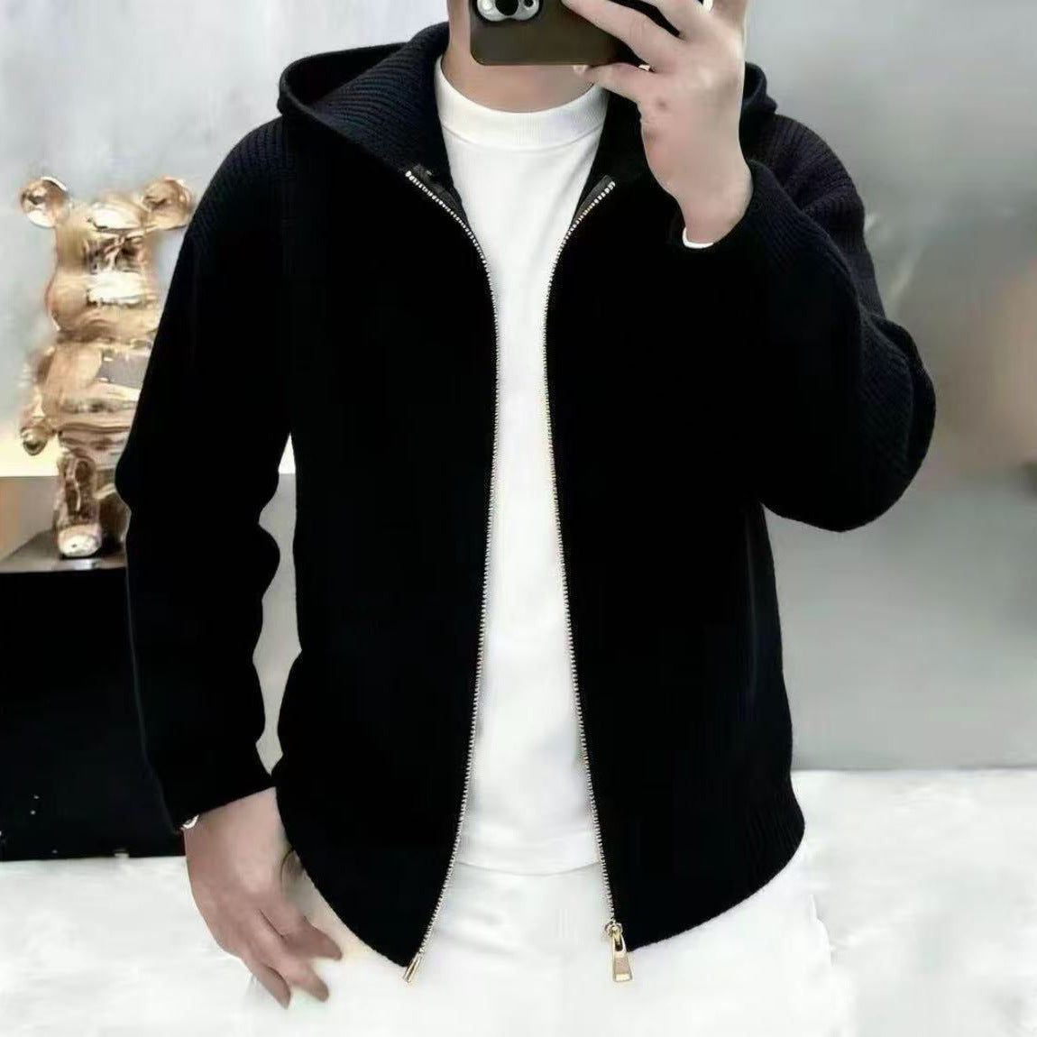 Casual Zipper Sweater