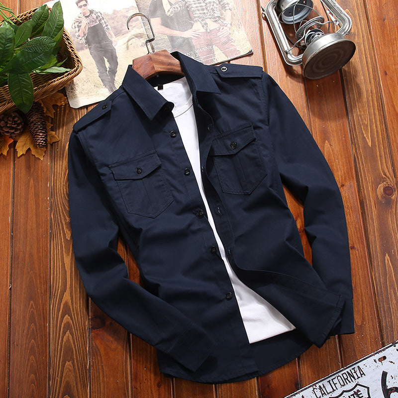 Mens Military Style Shirt | Cargo Shirt | PolarNut