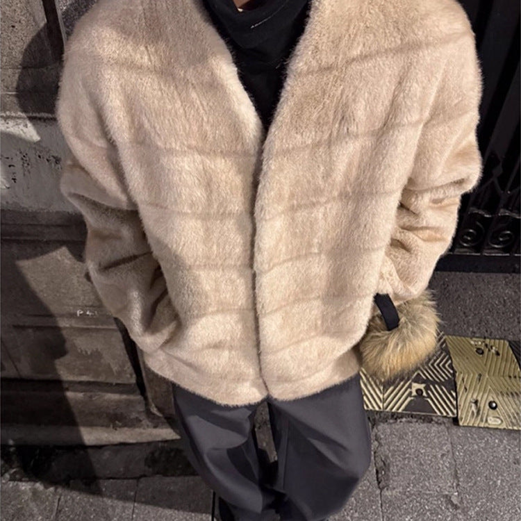 Mink Velvet Fur Short Coat | PolarNut