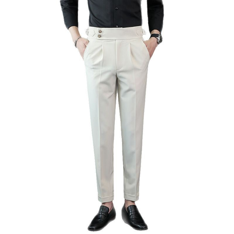 Straight-leg Stretch Casual Pants