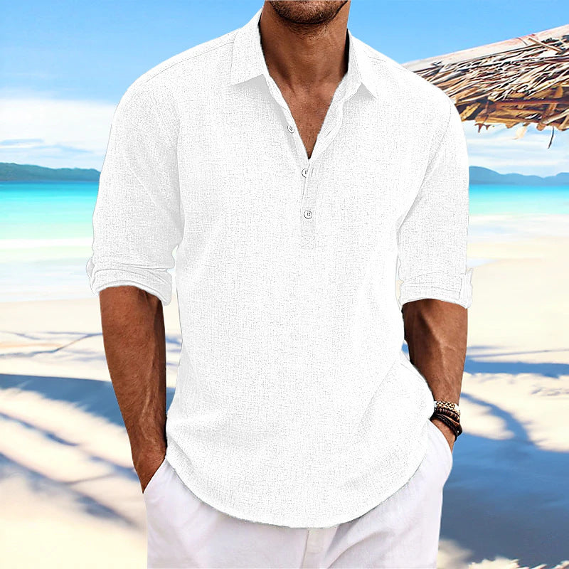 Linen Blend Casual Shirt