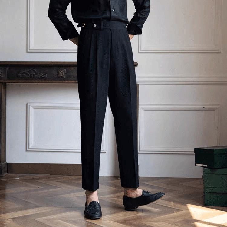 Men's Straight Cut Casual Trousers Summer | PolarNut