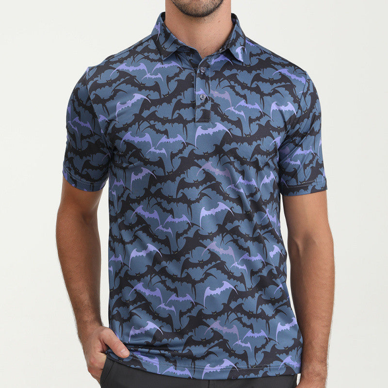 Mens Quick Dry Golf Polo Shirt