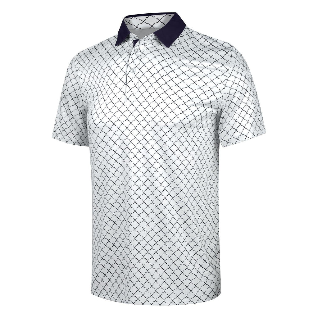 Men's 3D Printed Golf Polo Shirt