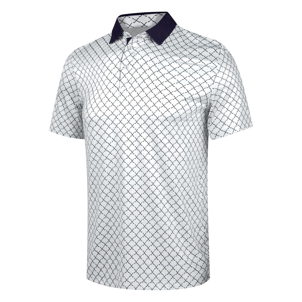 Men's 3D Printed Golf Polo Shirt