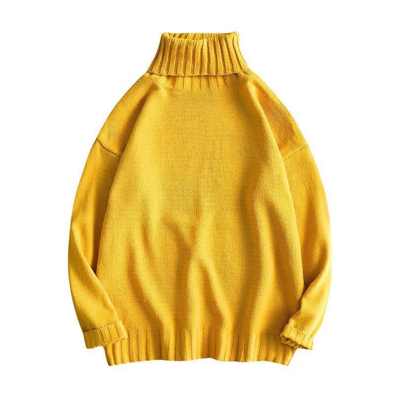 Men's Retro Turtleneck Knit Sweater