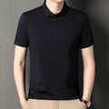 Men's Short Sleeve Jacquard Polo Shirt
