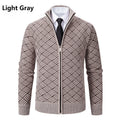 Men's Fleece Lined Knit Cardigan