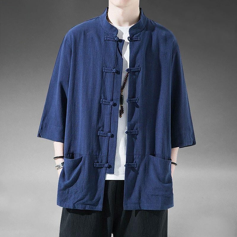 Linen Tang Suit Shirt