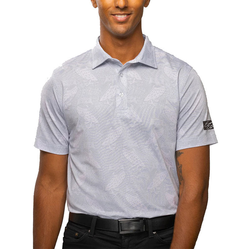 Men's Printed Golf Polo Shirt